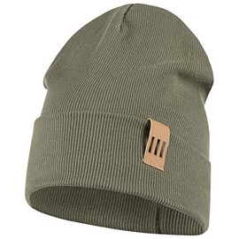 Smarilla Boy's Children's Ribbed Beanie Hat, olive