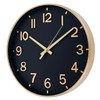Wall Clock, Radio Clock, Stylish, Nordic, Continuous Second Hand, Silent,