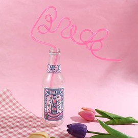 Leadigol 4PCS Large Bride Straw Bachelorette Party Favors DIY Decor Gift Wedding Engagement Wedding Supplies Party Decorations