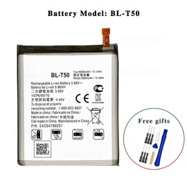 For LG New Battery BL-T50 For LG Velvet 5G LM-G900 LM-G900N LM-G900EM LM-G900TM + Tool