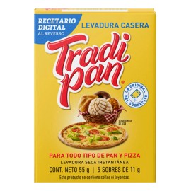 Levadura Casera Tradipan C/5 Sobres 11 G
