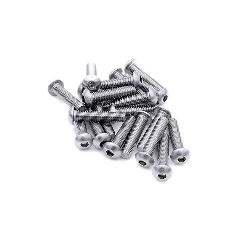 M2 (2mm x 3mm) Hex Socket Button Machine Screw (Bolt)