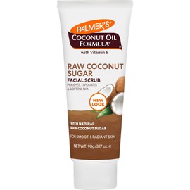 Palmer's Coconut Oil Formula Sugar Facial Scrub Exfoliant Facial Scrub Gently Removes Dirt and Dead Skin with Soothing Chamomile 3.17 Ounce (Pack of 1) 3.17 Ounce / 파머 코코넛 오일 포뮬러 슈가 페이셜 스크럽 각질 제거제 얼굴 스크럽으로 먼지와 각질을 부드럽게 제거하고 진정시키는 카모마일 3.17온스(1팩) 3.17 Ounce