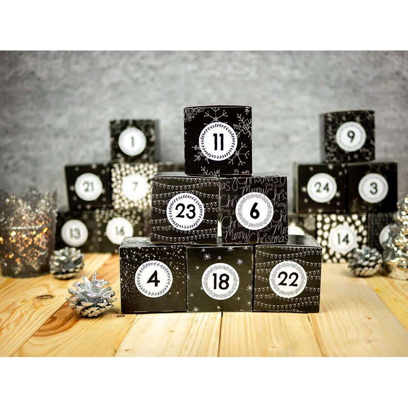 Paper Dragon DIY Advent Calendar Box Set – Black /