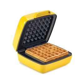 Urbinz Mini Electric Waffle Maker – Fun Waffle Shape – Non-Stick Coating, Easy to Clean – Perfect for Kids, Families, Dorms, Apartments, RVs – Gift for Holidays, Birthdays, Weddings