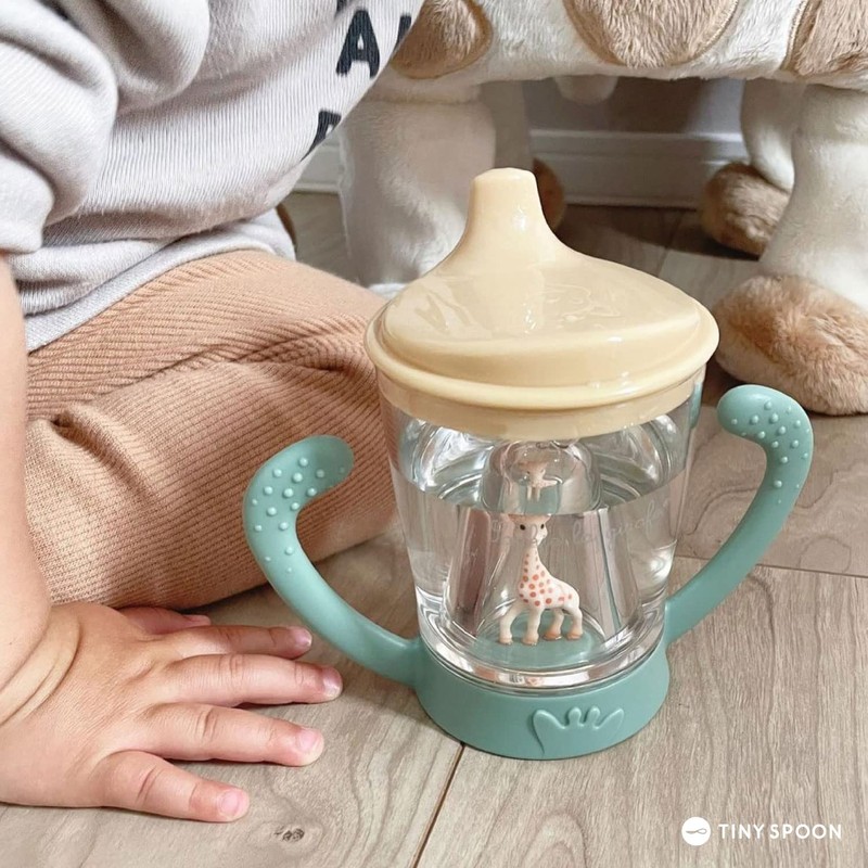 Sophie la Girafe 80ml Spill Proof Plastic Cup with Mascot