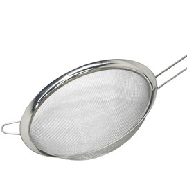 Armo® Stainless Steel Sieve Pack of 3 8cm, 12cm, 18cm Temperature Proof Kitchen Sieve Colander Set