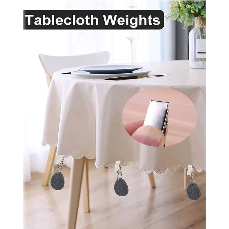 NO Tablecloth Weight with Clip