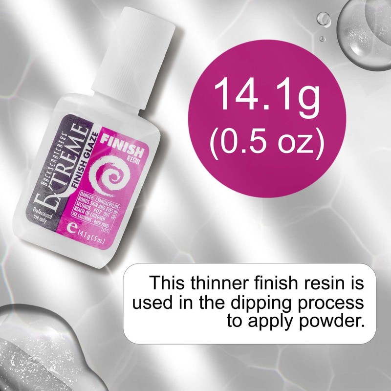 BACKSCRATCHERS Extreme Glaze - Coat Nails Resin For Acrylic Dipping