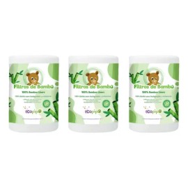 Pack 3 Filtros Rollos Bambú                                                                                                                           