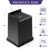 Sunifier Bed Risers 8 inch Heavy Duty, 4 Pack L