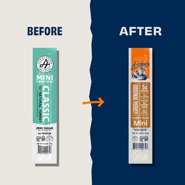 Archer Jerky Mini Turkey Jerky Sticks - All Natural Turkey Sticks, Meat Snack for People, Gluten Free, Keto Protein Snack, Original Flavor - 0.5 oz (Pack of 12)