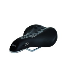 Büchel Wittkop Twin 2.0 97210 Saddle for Women with Gel without Clamp Black