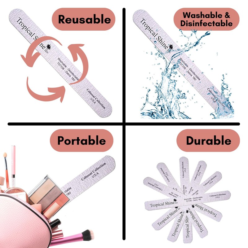 "Tropical Shine Jumbo Zebra 180 Colossal Collection - 6 pcs