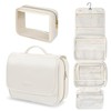 PACKISM Hanging Travel Bag for Traveling with Clear Makeup Bag