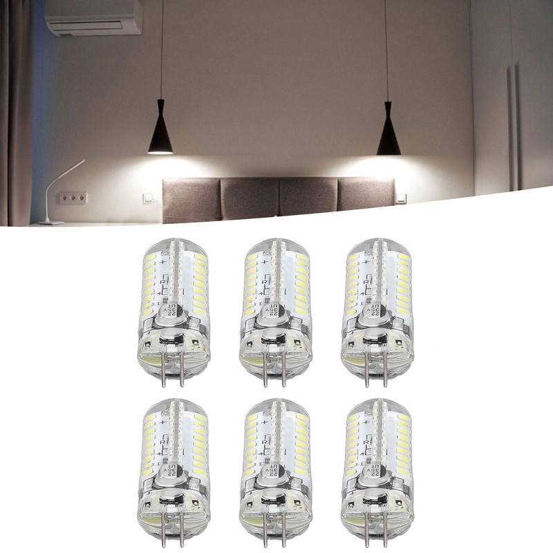 6 Pcs G4 LED Bulbs Bi Pin Base Light Bulbs