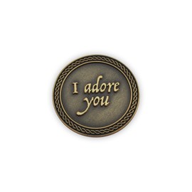 Bulk Set of 10 Romantic Love Expression Coins, I Adore You, I Want a Lifetime with You, Anniversary Pocket Tokens for Date Night, Love Gift for Men & Women, from Him or Her