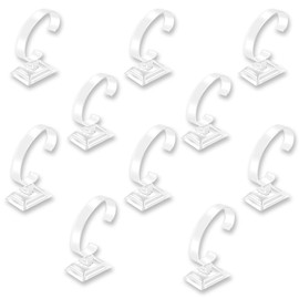 XPEX Pack of 10 Watch Holder Watch Stand Holder Transparent Bracelet Stand Holder Transparent Jewellery Display Case Display Stand Rack for Shop or Home Use