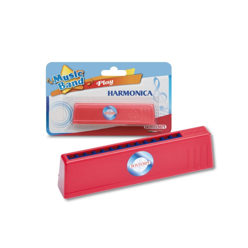 Bontempi 30 1332 Harmonica, Red