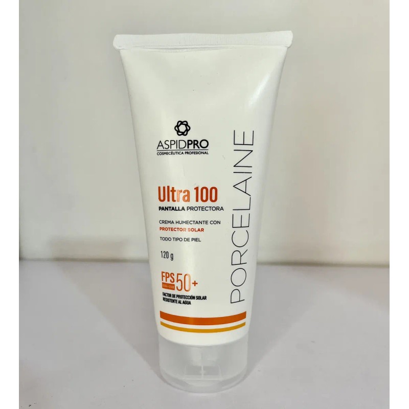Protector Solar Facial Aspidpro Ultra Fps Crema Ácido Hialurónico 120ml