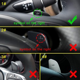 GZJUNFUGJ Car Shift Paddle Extension Compatible for Benz A B C CLA CLS E G GL GLA GLC GLE GLS S SL Class Auto Paddle Shifter Extended Cover Trims Interior Parts