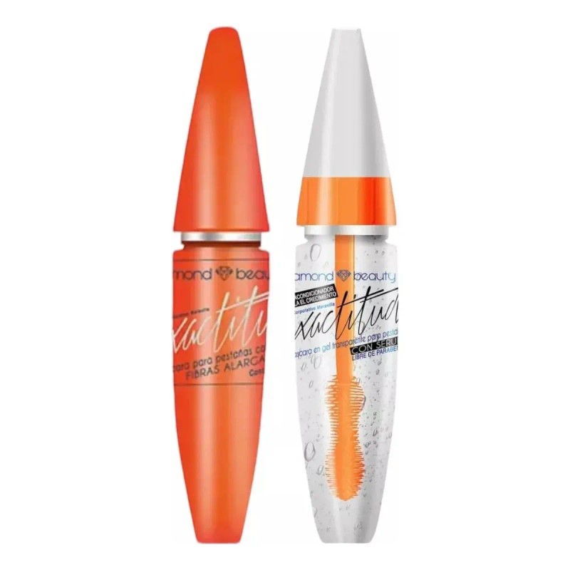 Rímel Alargador Voluminizador Diamond Beauty Kit Rimel-Serum 2 Piezas