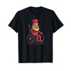 Funny Christmas Wheelchair with Nutcracker Costume T-Shirt