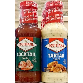 Howard's Louisiana Sauces: Cocktail Sauce, Remoulade Sauce, Tartar Sauce (You Choose) - 1 Cocktail, 1 Tartar