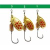MAPSO - 5 Fishing Spinners REDER-2 OR 4.50 gms. Fish