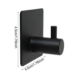 yueton 2PCS Towel Hook Coat Hook Bathrobe Hook Bathroom Wall Hanging Hook Multifunctional Hook Heavy Duty Hanger for Bathroom Kitchen Bedroom Hotel