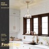 FookChak Gold Pendant Light, Modern Glass Pendant Lighting Over Table