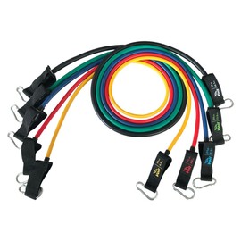 Voit Set de Ligas de Resistencia 5 Ligas para Ejercicio, Entrenamiento, Fitness, Gimnasio en casa, Desarrollo de Fuerza