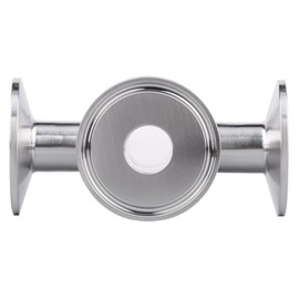 DERNORD Abrazadera cruzada de 4 vías para montaje sanitario de 3,8 cm de acero inoxidable 304, tubo de 20 mm de diámetro exterior