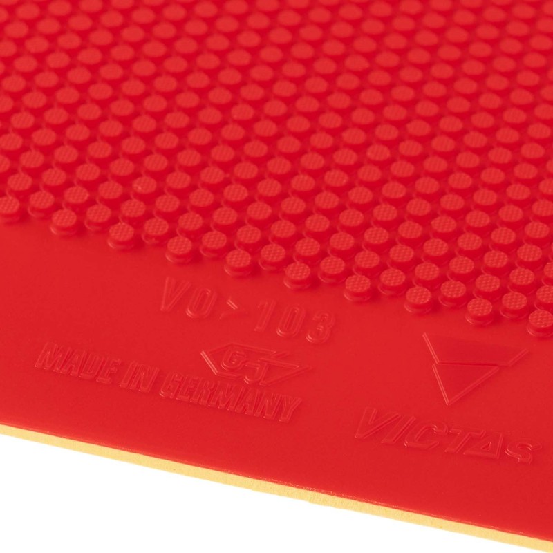 Victoras VO1>03 Table Tennis Rubber High Energy Tension Attack Red
