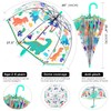 KOULONGDAMI Kids Clear Umbrella for Rain Dome Bubble Umbrellas Windproof
