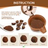 KEEPOW Reusable Single Serve Coffee Filter Coffee Brew Basket for