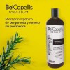 Shampoo Orgánico con Bergamota, Keratina y Romero Organic Shampoo with