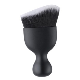 GaRhomxy Car Detailing Brushes, Car Interior Dust Sweeping Soft Brush, Soft Bristles Brush Cleaning Tool for Automotive Dashboard, Air Conditioner Vents, Computer, Scratch Free(Black with White)