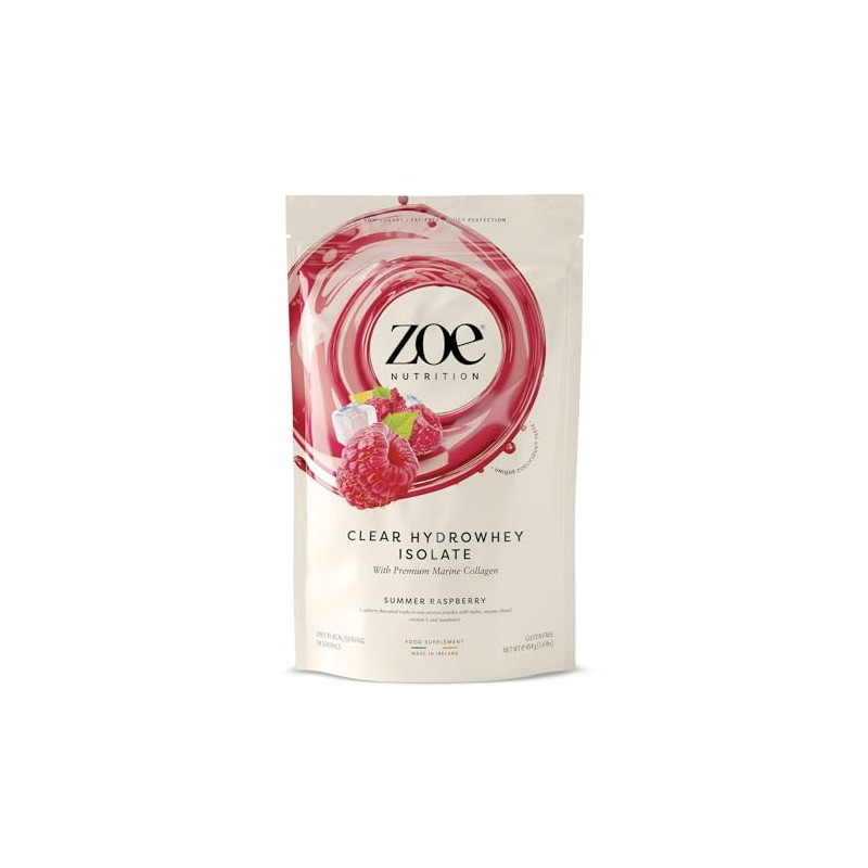 zoe Nutrition, Clear Hydrowhey (454 g, Summer Raspberry)