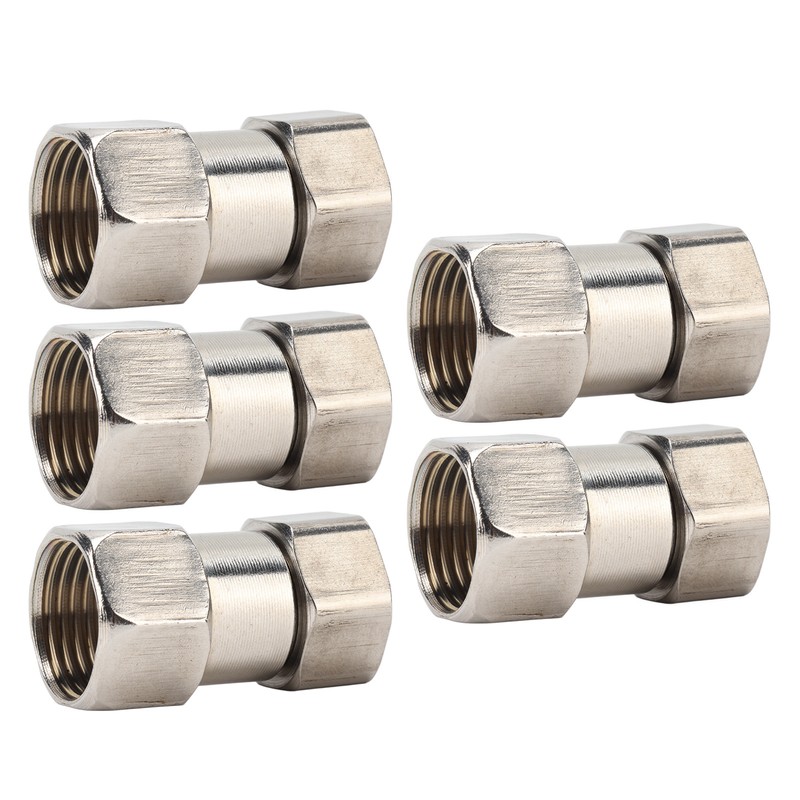 5PCS Plumbing Fittings Stainless Steel Female Thread Pipe Adapter Fittings