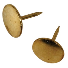 The Hillman Group 532612 Thumb Tacks, Brass Plated, 40-Pack
