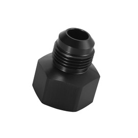 ACROPIX Car Female AN16 16AN to Male AN12 12AN Flare Hose Reducer Fuel Line Fitting Adapter Fuel Oil Cooler Bulkhead Adapter Aluminum Alloy Black Car Parts