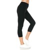 Leggings Depot Women's 3" Waistband Yoga High Waisted Solid Leggings