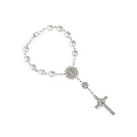 Stocking Stuffers Holiday Outfits for Women 2024 Cross Bracelet for Women Rosary Bracelet Gold Silver Cross Pendant Bracelet for Women Adjustable Bracelets s Jewelry Gifts