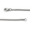 True Titanium 2MM Curb Necklace Chain 26"