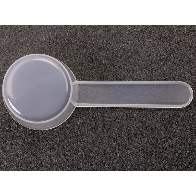 ONLYKXY 5pcs Clear Long Handle Plastic Measuring Spoons Coffee Protein