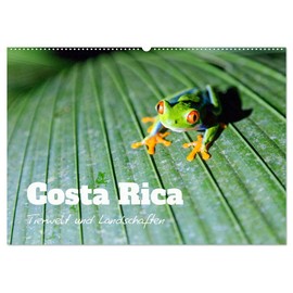Costa Rica - Tierwelt und Landschaften (Wandkalender 2025 DIN A2 quer), CALVENDO Monatskalender