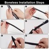 IETWATE Pack of 10 Windscreen Wipers Rubber, 700 mm Windscreen