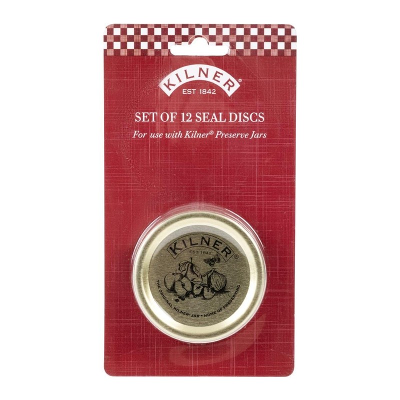 Kilner Pack of 12 Discs Lid Seals for Preserving Jars