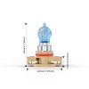 CHUSYYRAY Halogen PS24W 5202 H16 55W 5000K White Two Bulbs